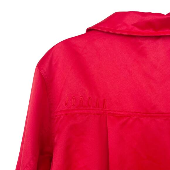 Jordan Classics Habanero Red Full Zip Long Sleeve Sz S - Picture 6 of 8